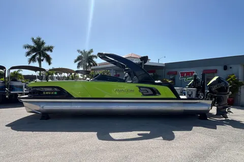 2026 Avalon 2785 Excalibur Windshield Elite, Tri Toon, Twin Mercury Racing 500R's, photo 1 in Cape Coral, FL