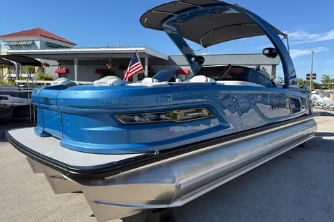 2026 Avalon 2585 Excalibur Windshield Quad Lounger Shift, Tri toon, Mercury 400hp V-10, photo 1 in Cape Coral, FL