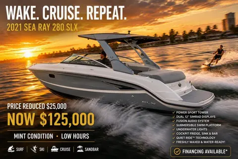 2021 Sea Ray SLX 280, photo 1 in Aventura, FL