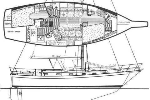 1989 Island Packet 38, photo 1 in Islamorada, FL