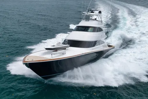 2018 Viking 92 Skybridge, photo 1 in Key Largo, FL