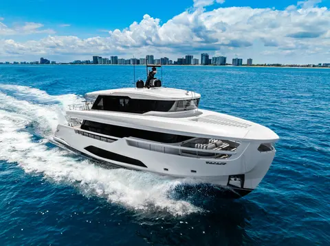 2025 Ferretti Yachts Infynito 90, photo 1 in Ferretti Group America Showroom - Ft. Lauderdale, FL