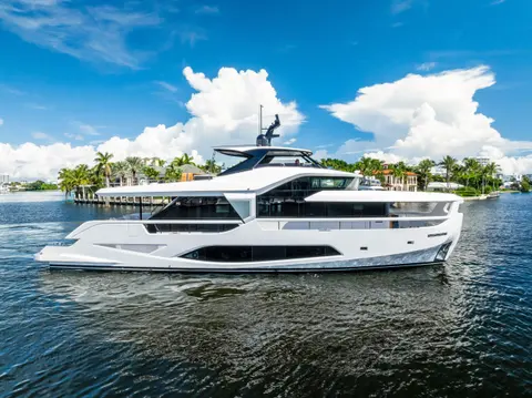 2025 Ferretti Yachts Infynito 80, photo 1 in Ferretti Group America Showroom - Ft. Lauderdale, FL