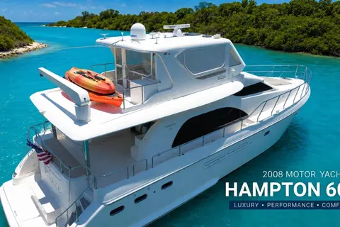 2008 Hampton 60' Aft Cabin Motor Yacht, photo 1 in Merritt Island, FL