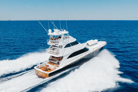 2016 Viking 82 Sky Bridge, photo 1 in Lighthouse Point, FL